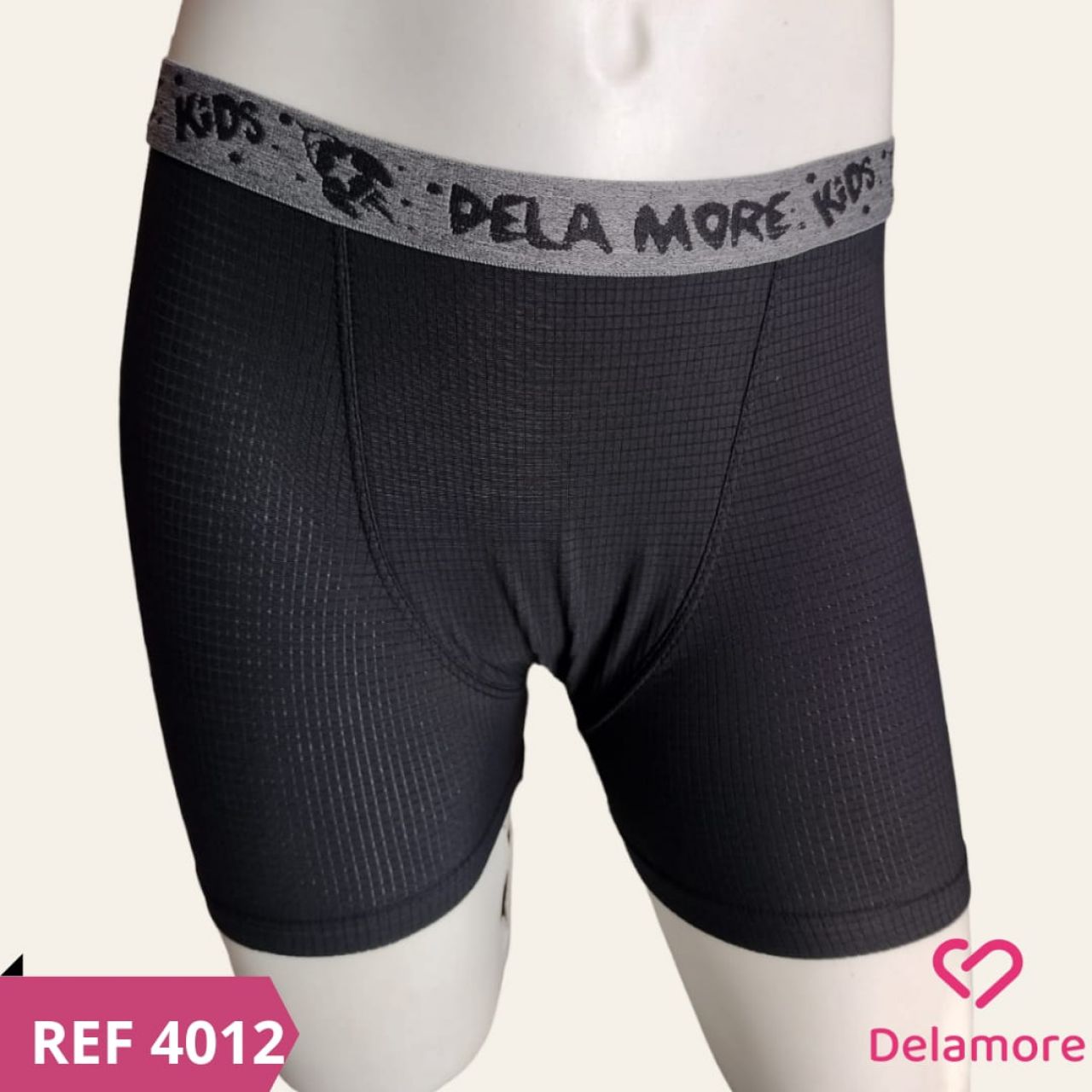 CUECA BOXER INFANTIL DE TACTEL COM FURINHOS