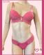 CONJUNTO TRIO PRE MOLDADO RENDA COM BOJO TACTEL PREGAS COM FIO E TANGA