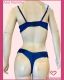 CONJUNTO TRIO PRE MOLDADO RENDA COM BOJO TACTEL PREGAS COM FIO E TANGA