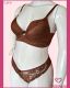CONJUNTO TRIO PLUS SIZE PRE MOLDADO TACTEL REFORCADO COM RENDA, FIO DUPLO E TANGA