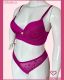 CONJUNTO TRIO PLUS SIZE PRE MOLDADO TACTEL REFORCADO COM RENDA, FIO DUPLO E TANGA