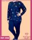 CONJUNTO PIJAMA ADULTO FEMININO DE MALHA SUEDINE ESTAMPADO