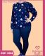 CONJUNTO PIJAMA ADULTO FEMININO DE MALHA SUEDINE ESTAMPADO