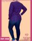 CONJUNTO PIJAMA ADULTO FEMININO DE MALHA SUEDINE ESTAMPADO