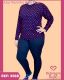 CONJUNTO PIJAMA ADULTO FEMININO DE MALHA SUEDINE ESTAMPADO