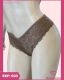 TANGA FIO COM FRENTE DE RENDA E COSTA EMBUTIDA TACTEL