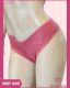 TANGA FIO COM FRENTE DE RENDA E COSTA EMBUTIDA TACTEL