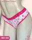 TANGA DE COTTON ESTAMPADO COM ELASTICO PERSONALIZADO