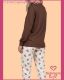 CJ. PIJAMA DE MALHA ALGODAO COMPOSE ESTAMPADO COM DTF