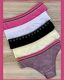 TANGA DE COTTON MODELO CUECA SLIP FEMININA